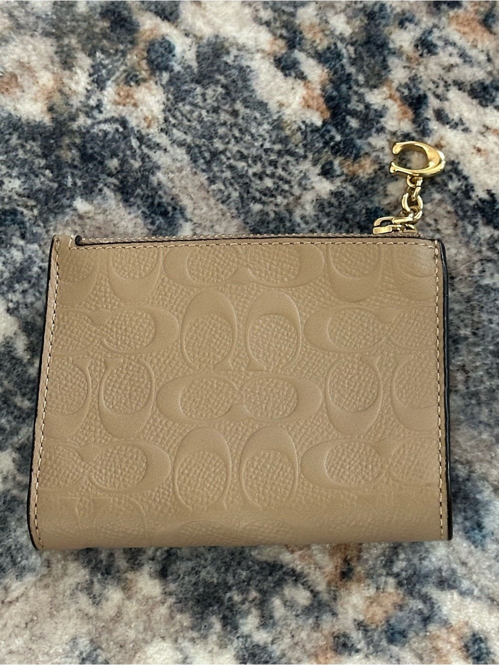 COACH Beige Colored Signature Wallet